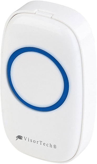 bouton de sonnette sans fil pour système d'alarme xmd300.avs visor tech avec led bleu