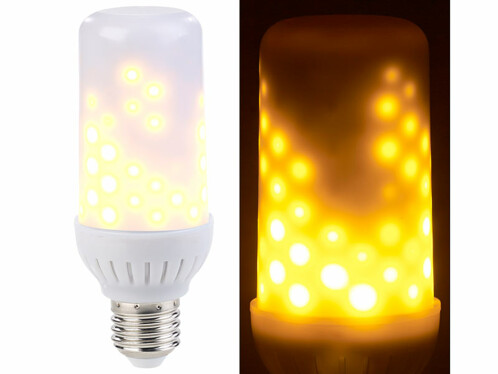 Ampoule LED effet flamme E27 / 2,59 W / 160 lm