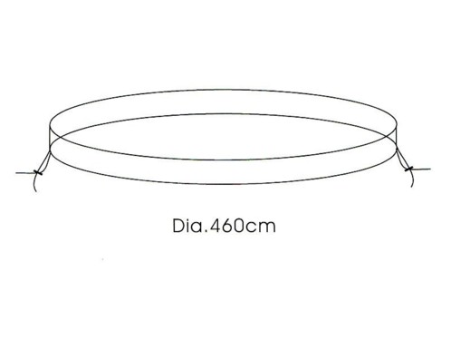 Bache Etanche Ronde En Polyetylene Pour Piscine 3 A 4 6 M Pearl Fr