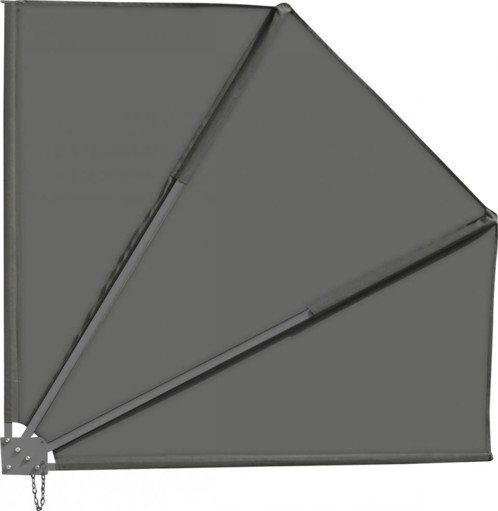 Brise-vue pour balcon 140 x 140 cm, gris anthracite