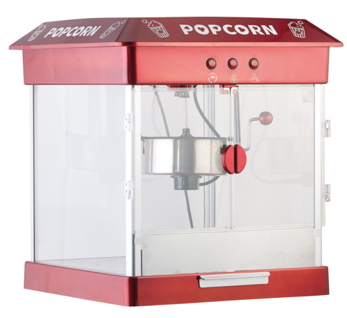Mini Machine à Pop-Corn En Acier Inox 304 Avec Manivelle Et Manomètre - Popcorn Maker Manuel
