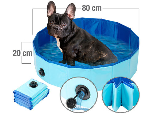 piscine pliable pour chiens o 80 cm pearl fr