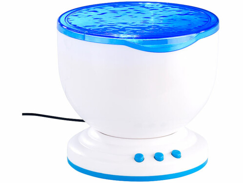 Projecteur à reflets aquatiques avec haut-parleur
