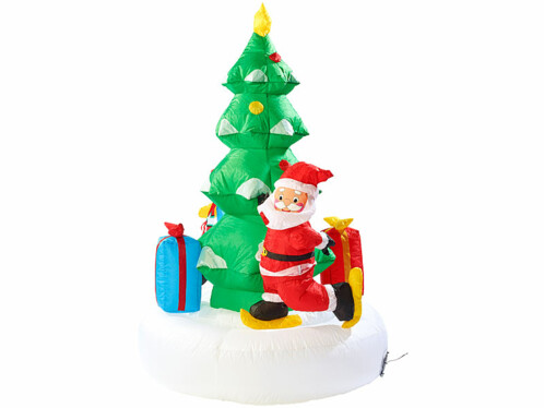 Sapin De Noel Autogonflant Et Rotatif 150 Cm Deco De Noel Gonflable Pearl Fr