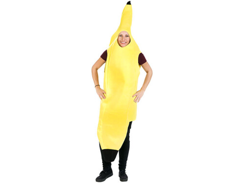 Banane 26742 Smiffys Déguisement Adulte Gonflable 73cm Couleur: Jaune et noir 