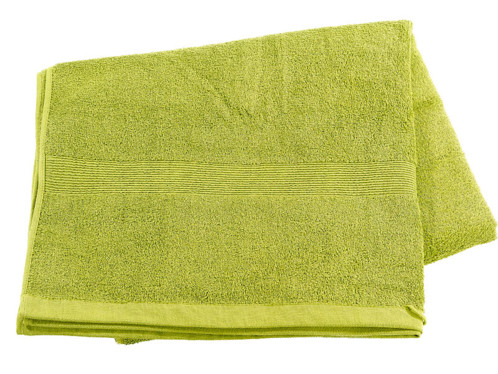 Drap de bain en coton éponge - 220 x 90 cm - Vert