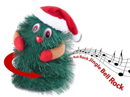 Sapin de Noël chantant et dansant ''SwingingXmasTree'' 16 cm Infactory