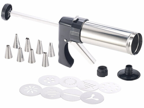 Seringue Pâtisserie Multifonction Avec 6 Buses - Pistolet Pour Beignets, Churros, Crèmes Et Décorations