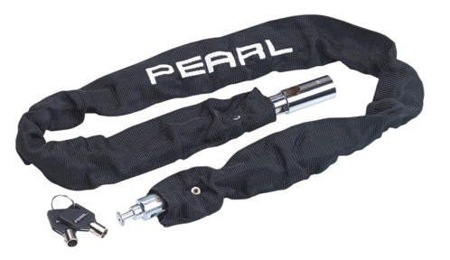 cadenas chaine acier trempé 1m avec 2 clés de securité pour velo et scooter