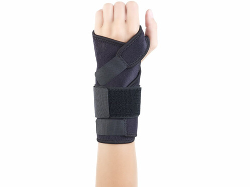 Orthèse ajsutable pour poignet gauche pour une immobilisation en cas de douleur, arthrite, tenditine, entorse et foulure