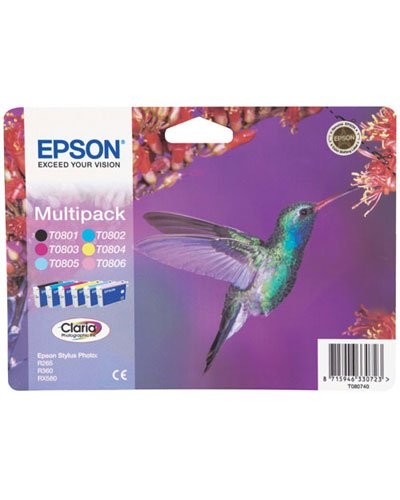 Multipack Epson "Colibri" T080740 - CMJN