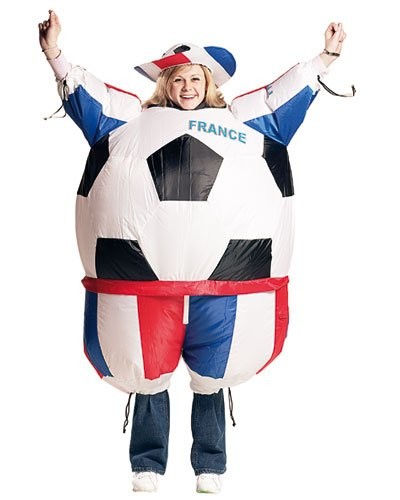 Achat/Vente Costume de Supporter Gonflable France moins cher | Pearl.fr