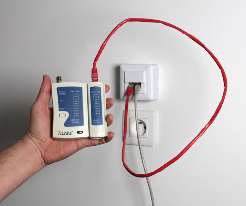 Testeur De Cables Reseau Electronique Pas Cher Rj45 Rj11