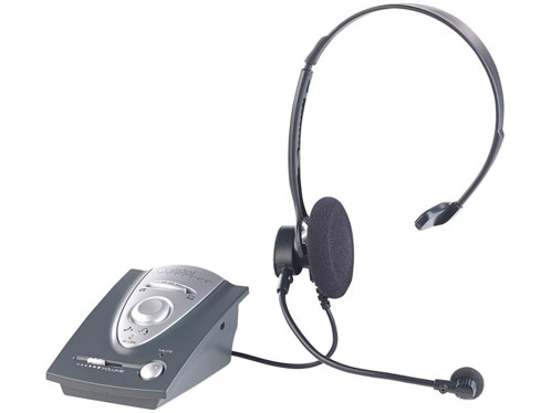 Casque micro standardiste clearance