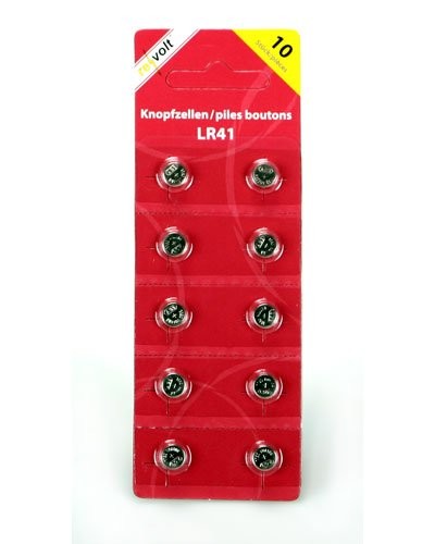 AgfaPhoto Lot De 10 Piles Bouton Alcalines LR41 V3GA 1,5 V