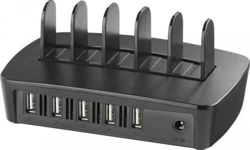 Station de chargement USB 5 ports Smart Power & Quick Charge 60 W/12 A