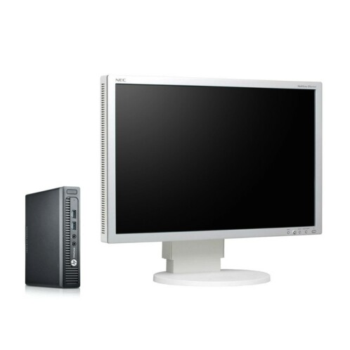 HP EliteDesk 800 G1 DM - Intel i5 4570 + écran NEC EA241WM 24" (reconditionnés)