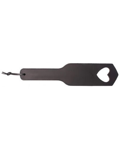 Paddle noir - cuir véritable