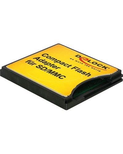 Adaptateur Compact Flash / SD - SDHC - MMC Delock