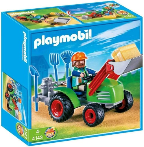 Boîte Playmobil n°4143 : Agriculteur avec tracteur.