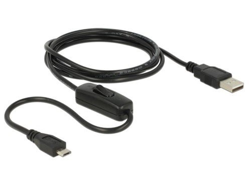 cable micro usb 1,5 cm avec interrupteur delock 84803