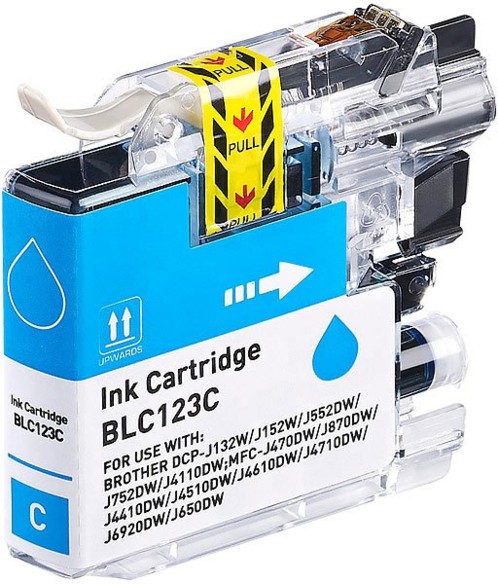 Cartouche compatible Brother LC-123C - Cyan