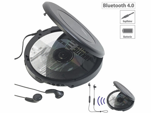 baladeur cd vintage a piles avec antichoc et bluetooth auvisio pearl fr