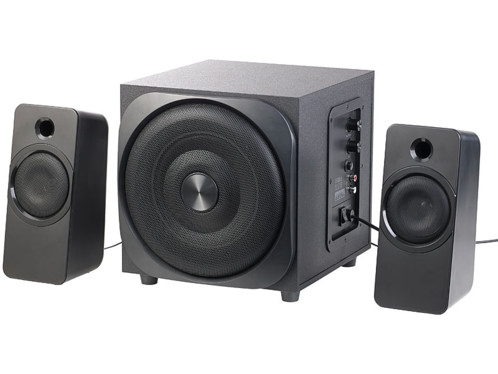 système 2.1 complet 1 subwoofer + 2 satellite 30w avec bluetooth msx