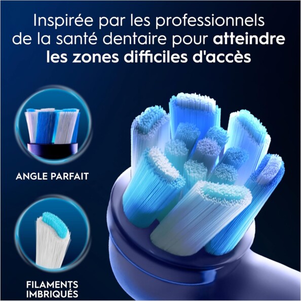 10 brossettes de rechange pour brosse à dents électrique