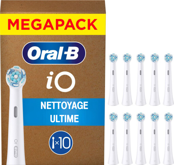 10 brossettes de rechange pour brosse à dents électrique
