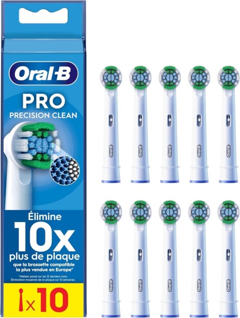 10 brossettes de rechange Pro Precision Clean