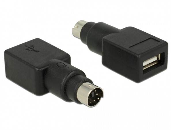 Adaptateur 65898 PS/2 mâle vers USB A femelle