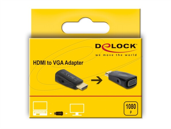 Adaptateur HDMI vers VGA avec audio
