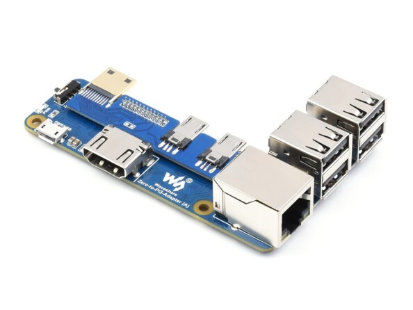 Adaptateur pour mini ordinateur Raspberry Pi Zero