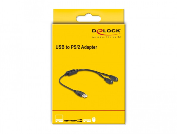 Adaptateur USB vers 2 x PS/2 61061