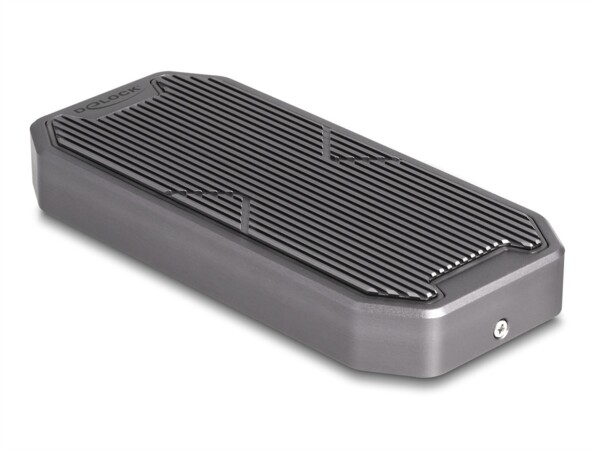 Boîtier externe SSD M.2 NVMe Delock RGB USB-C 20 Gbps