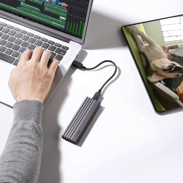 Boîtier externe USB 3.2 Lexar E350 pour SSD M.2