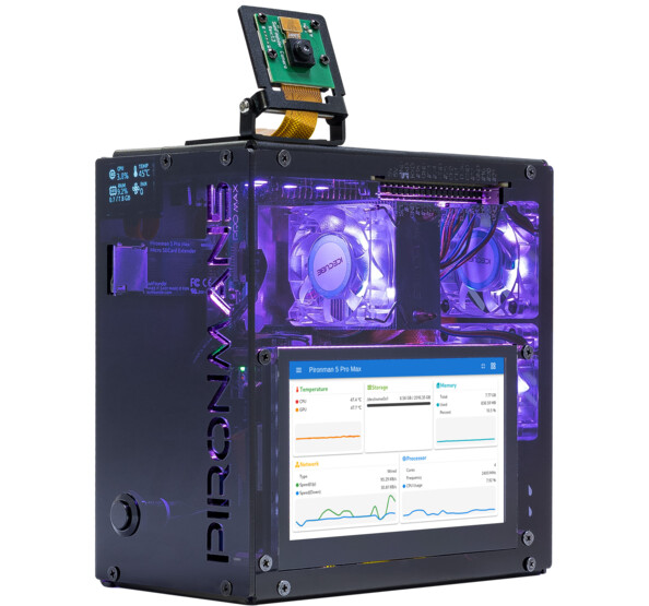 Boîtier Pironman 5 Pro Max pour Raspberry Pi 5
