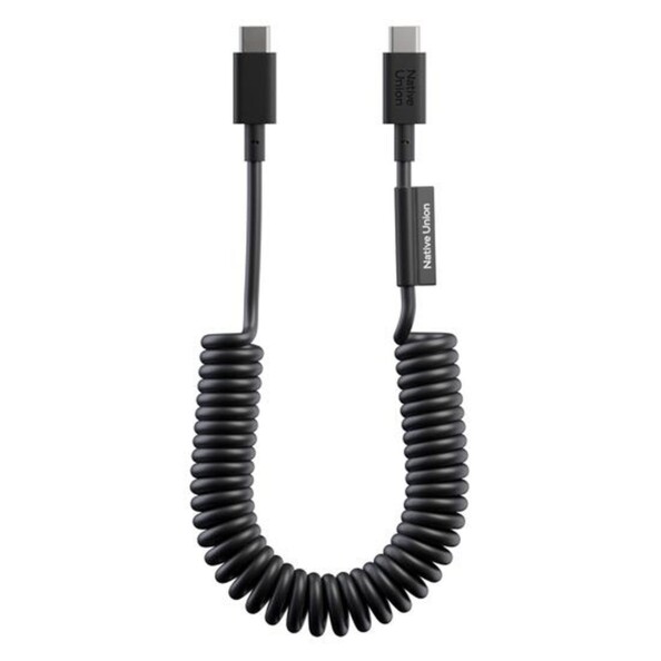 Câble spirale USB-C vers USB-C POP 1,2 m de la marque Native Union