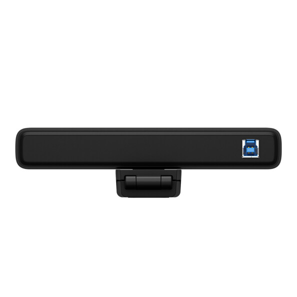 Arrière de la caméra de visioconférence BenQ coloris noir et gris avec port USB type A 3.0
