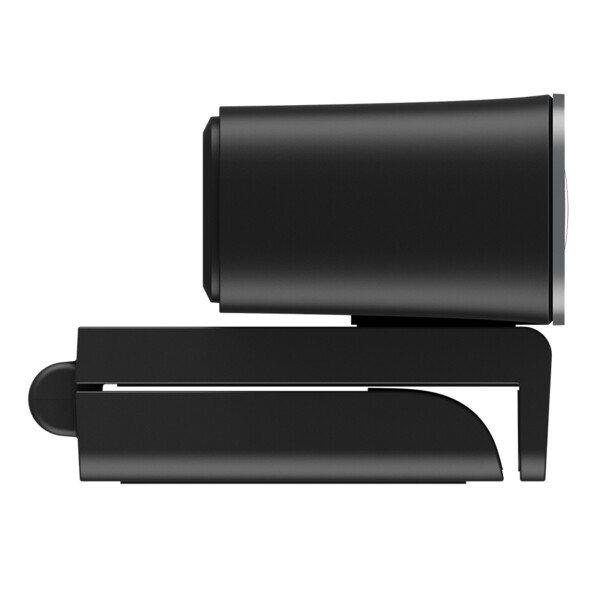 Côté droit du boîtier noir avec pince de fixation de la webcam intelligente BenQ