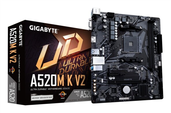 Carte mère micro-ATX A520M K V2 pour Ryzen