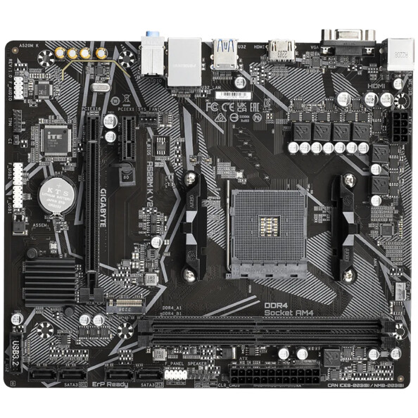 Carte mère micro-ATX A520M K V2 pour Ryzen