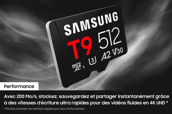 Carte microSDXC T9 UHS-I 512 Go