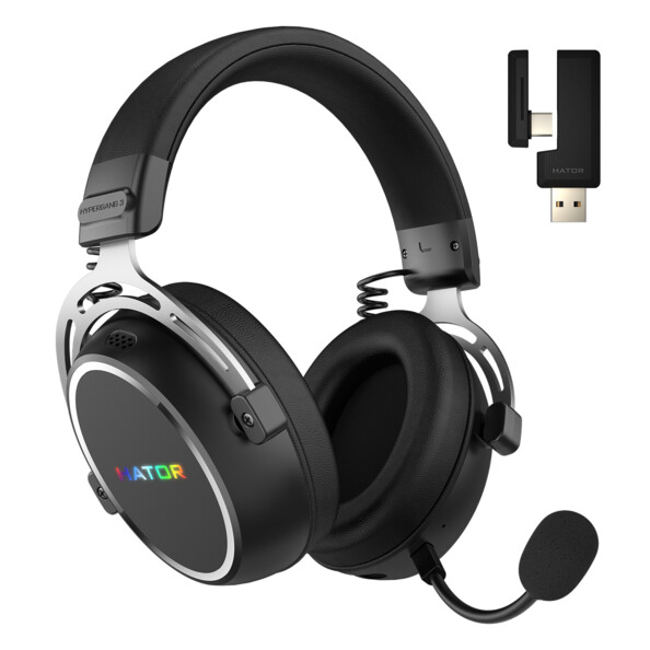 Casque gaming sans fil Hypergang 3 Wireless - Noir