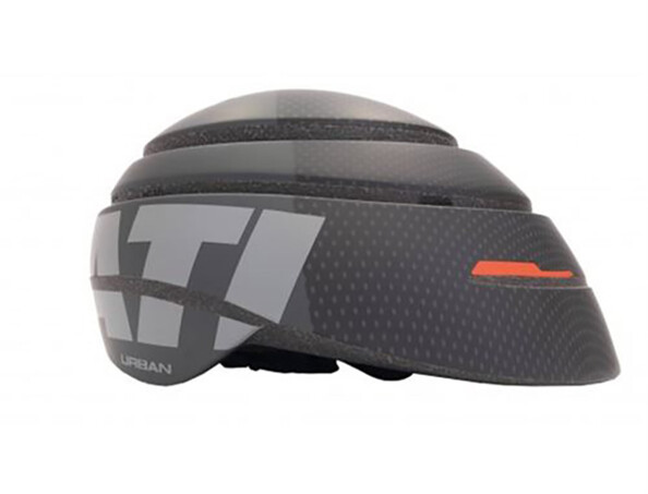 Casque pliable Foldable Helmet taille L pour trottinette et vélo Noir