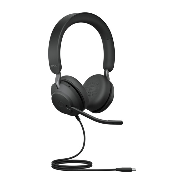 Casque professionnel filaire Jabra Evolve2 40 SE avec son haute qualité