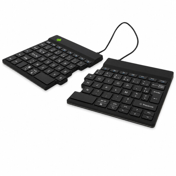 Clavier ergonomique filaire R-Go Split Break AZERTY noir