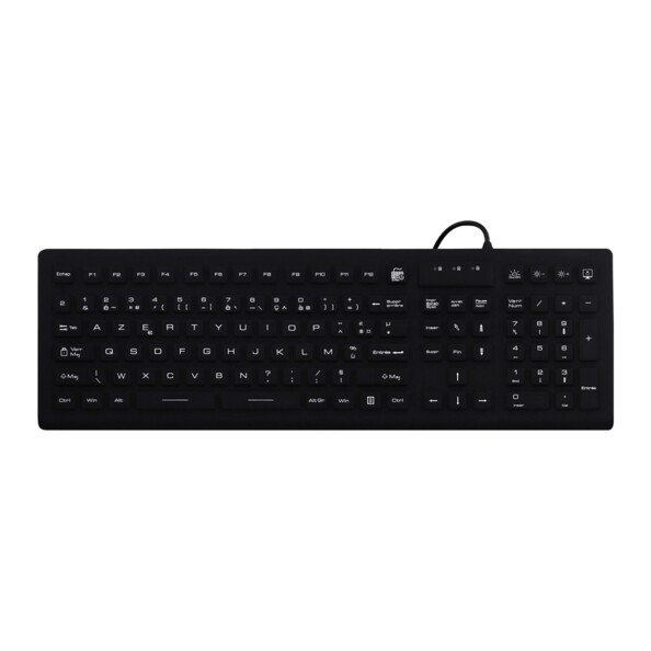 Clavier filaire médical coloris noir de la marque T’nB
