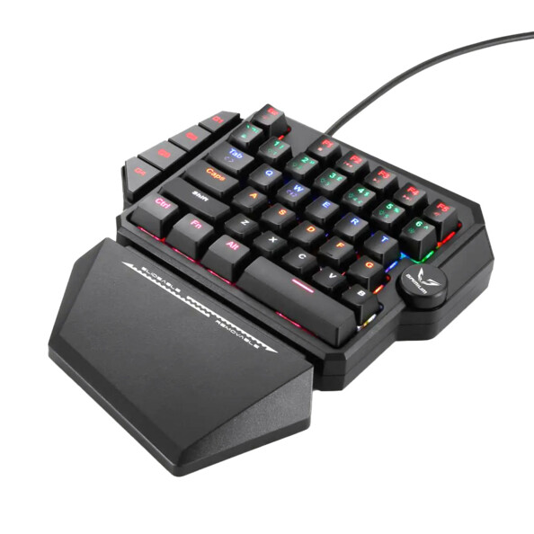 Clavier gamer filaire mécanique format à une main